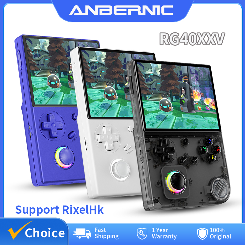Retro Gaming Anbernic - ANBERNIC RG40XXV レトロハンドヘルドゲームコンソール 4 インチ IPS