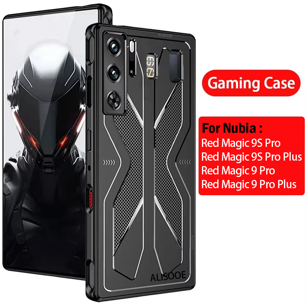 Retro Gaming Case - ヌビアレッドマジック 9 9S プロプラスケースゲーム冷却ソフト TPU 保護カバー