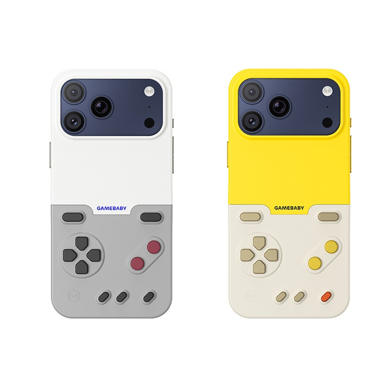Retro Gaming Case - BitmoLab GAMEBABY クリエイティブレトロゲームフォンケース クラシックゲーム機風保護カバー ヴィンテージゲームテーマシェル
