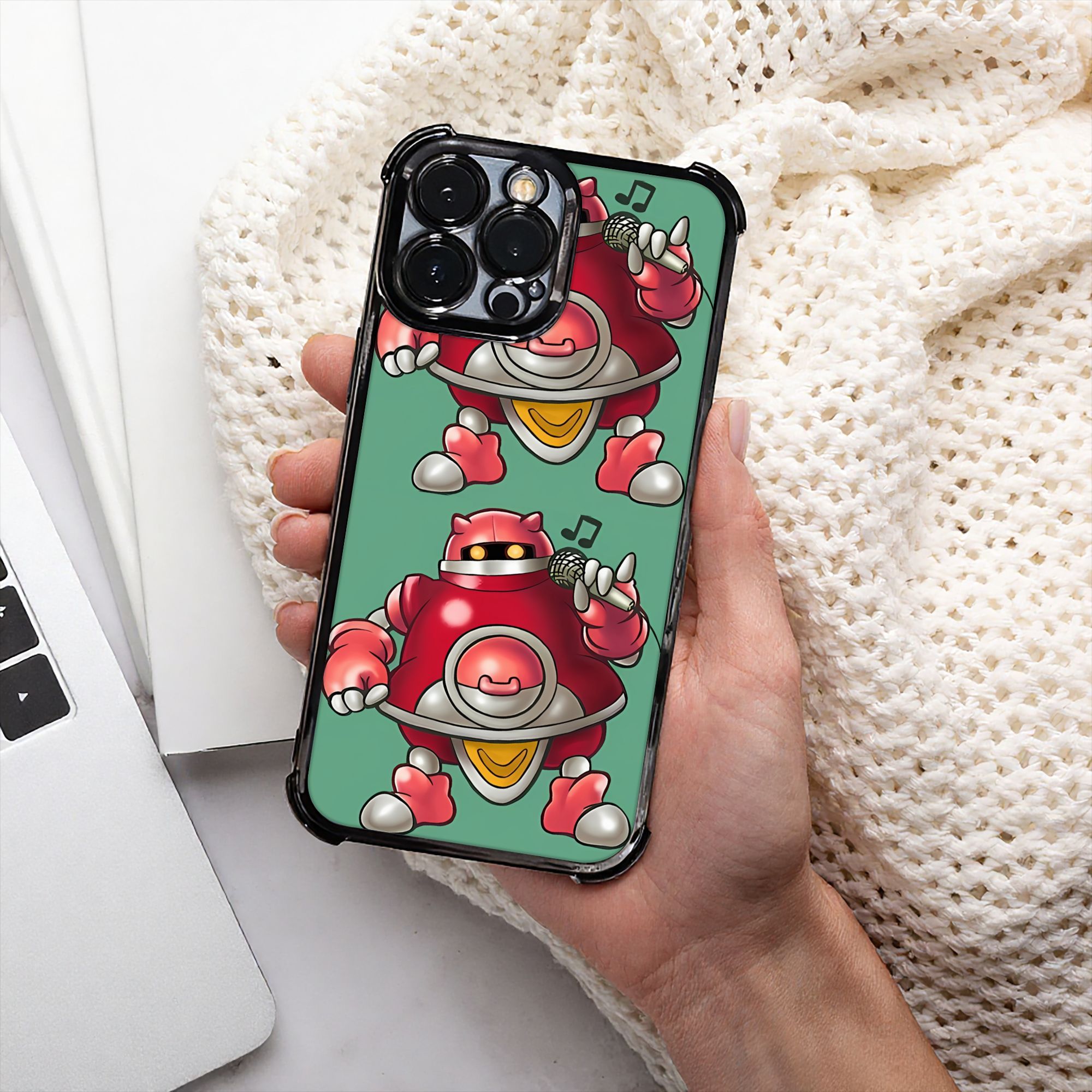 Retro Gaming Case - レトロゲーム風スマホケース C-クロノトリガー メッキ加工 各種機種対応