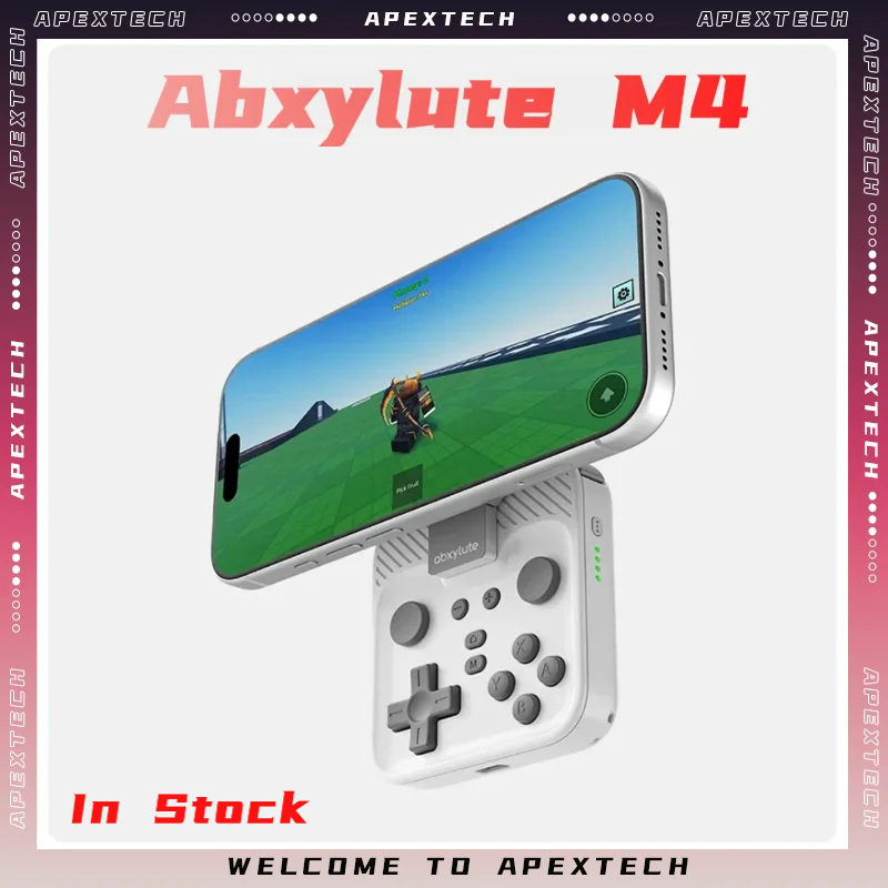Retro Gaming Android - Abxylute M4 磁気式スマホゲームパッド - IOS、Android、Switch、PC、クラウドゲーム、レトロエミュレーション対応のスナップオン式ポータブルコントローラー
