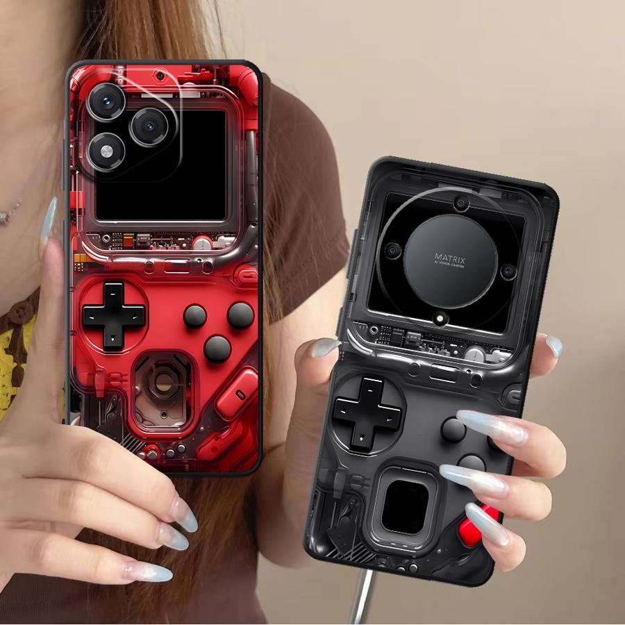 Retro Gaming Handhelds - レトロなゲーム機風ケース Honor X7 70 X5b X9a
