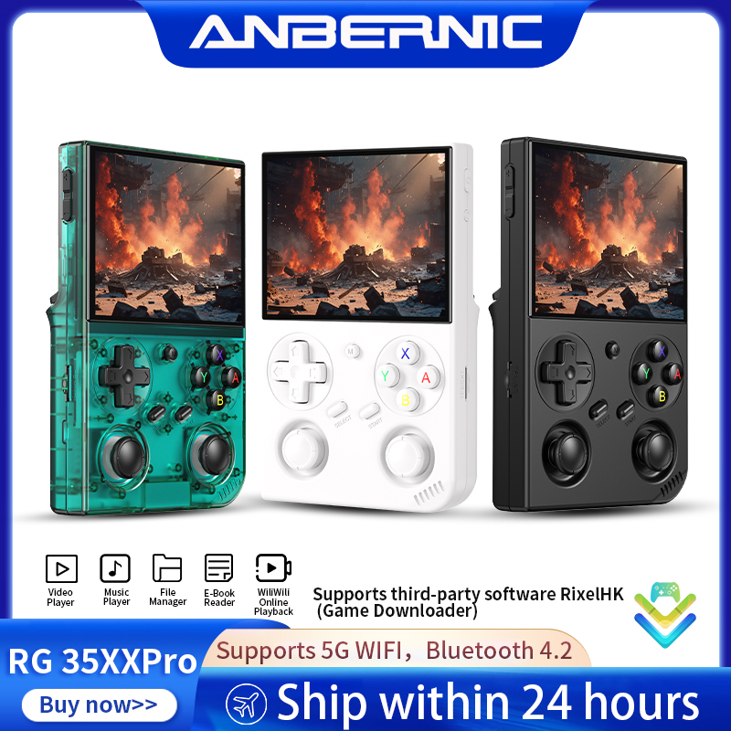 Retro Gaming Anbernic - Anbernic RG35XXPro レトロハンドヘルドゲーム機 RG35XX Pro ゲーミングプレイヤー