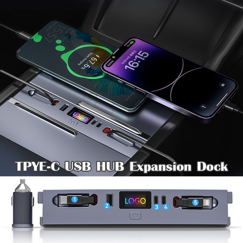 45W集中制御急速充電格納式TPYE-C USBハブ拡張ドッ - Controller Adapter Usb のレビューと価格