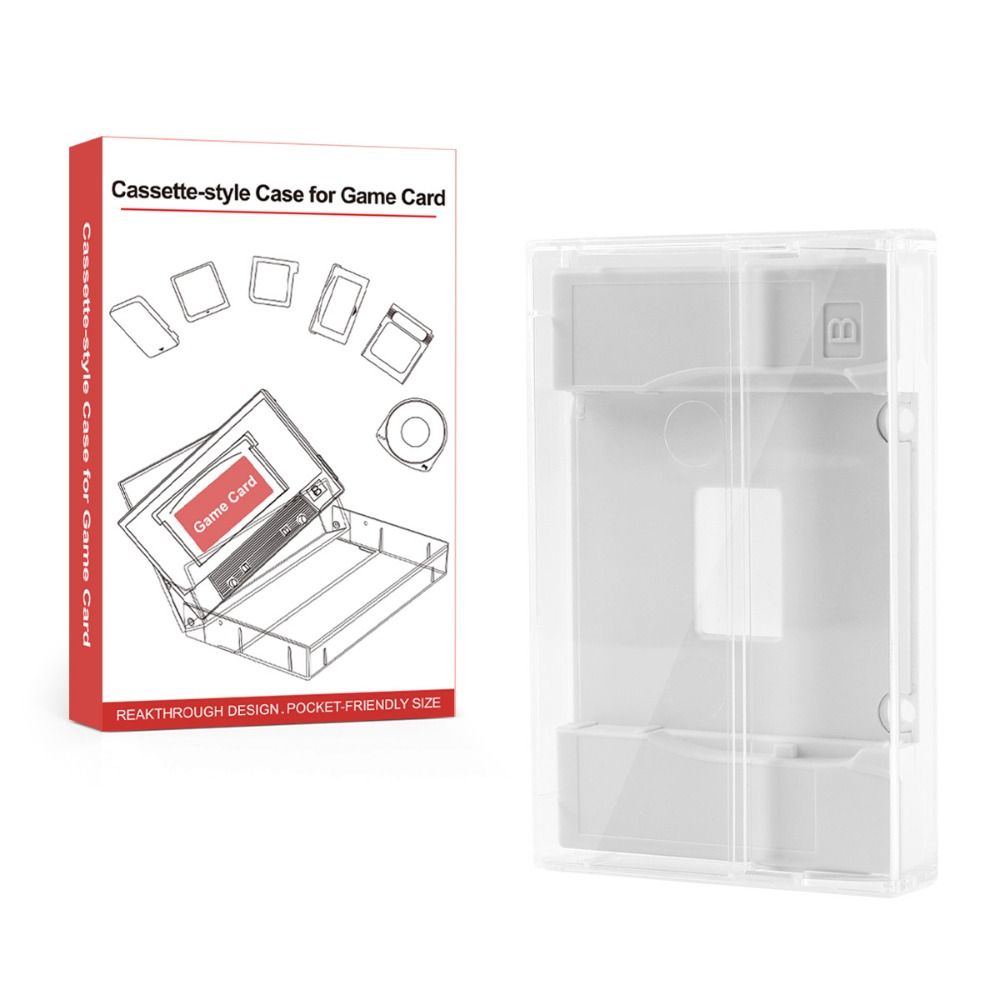クリアカセット収納ボックスレトロゲーム DIY ゲームカセッ - Retro Gaming Case のレビューと価格