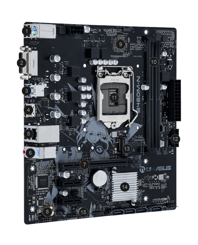 ASUS B460M-N マザーボード インテル B460  - Intel Cpu Core I5 のレビューと価格