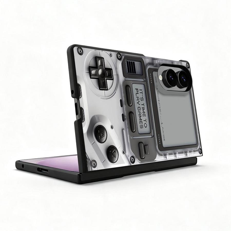 高級電話カバーケース Samsung Galaxy ZFol - Retro Gaming Case のレビューと価格