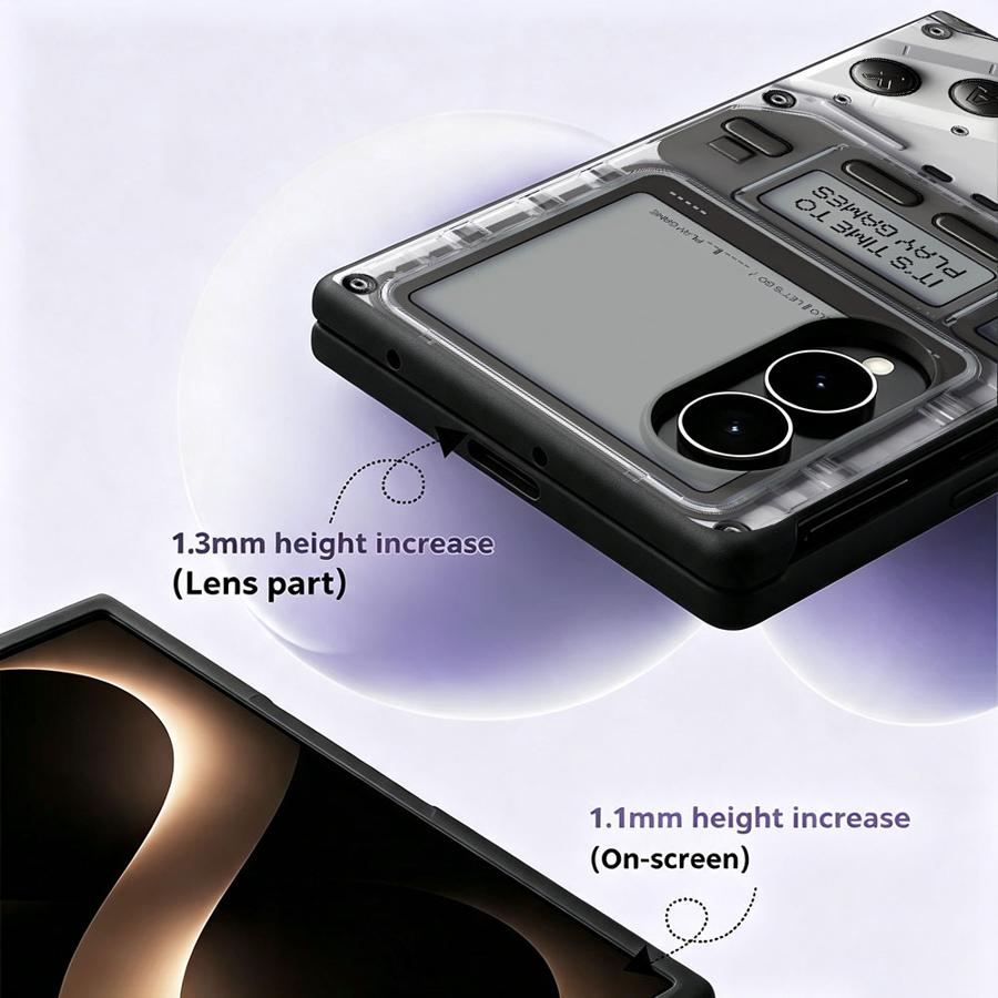 高級電話カバーケース Samsung Galaxy ZFol - Retro Gaming Case のレビューと価格