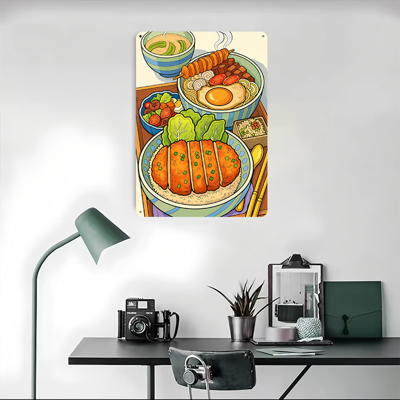 日本の食べ物静物画印刷ポスターカスタマイズされたレトロな壁ア - Retro Gaming Life のレビューと価格