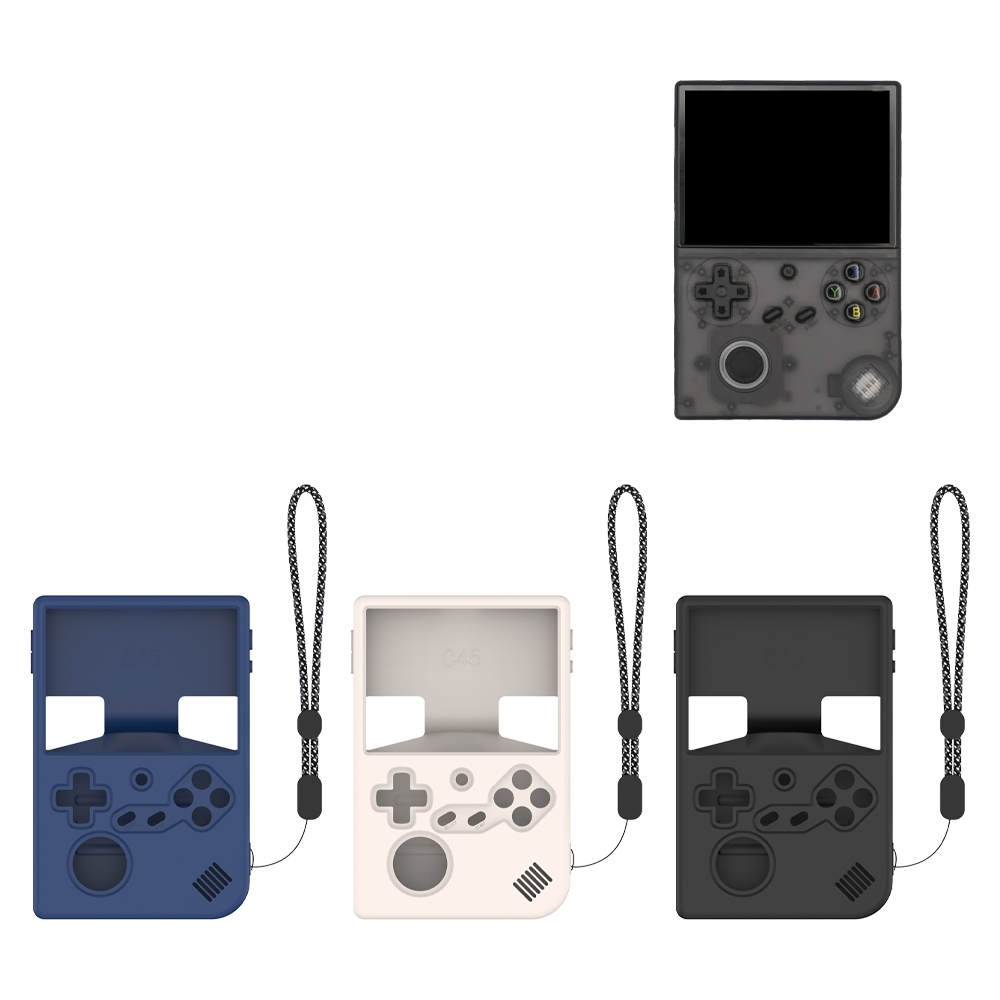 ゲーム機用シリコン保護ケース,落下防止,無地,rg40xxv - Retro Gaming Case のレビューと価格