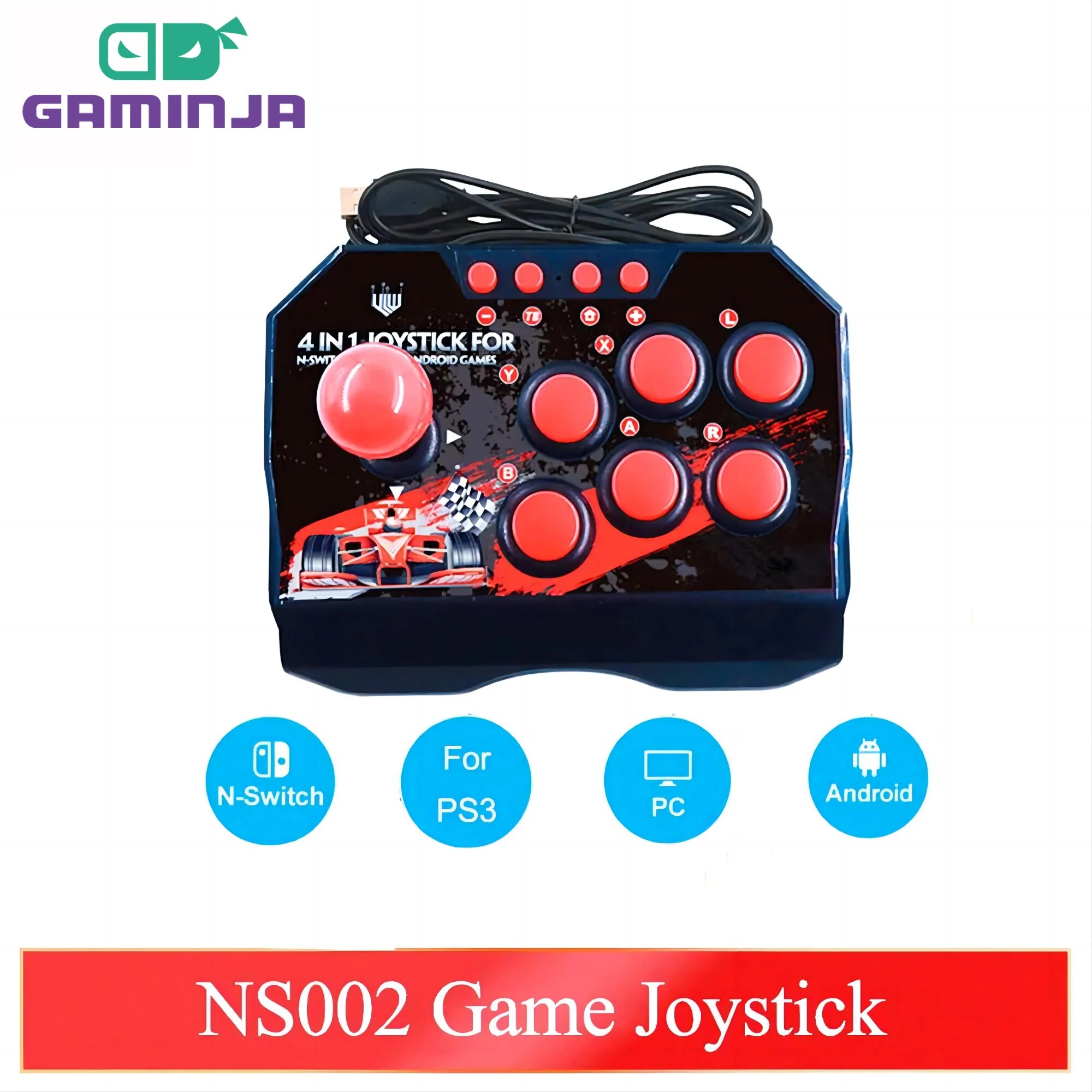 Gaminja ns002 4 in 1レトロなアーケードコ - Retro Gaming On のレビューと価格