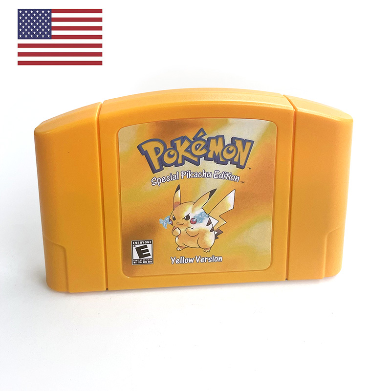 アメリカ版 NTSC 英語版 ポケモン イエロー N64 レ - Retro Gaming Handhelds のレビューと価格