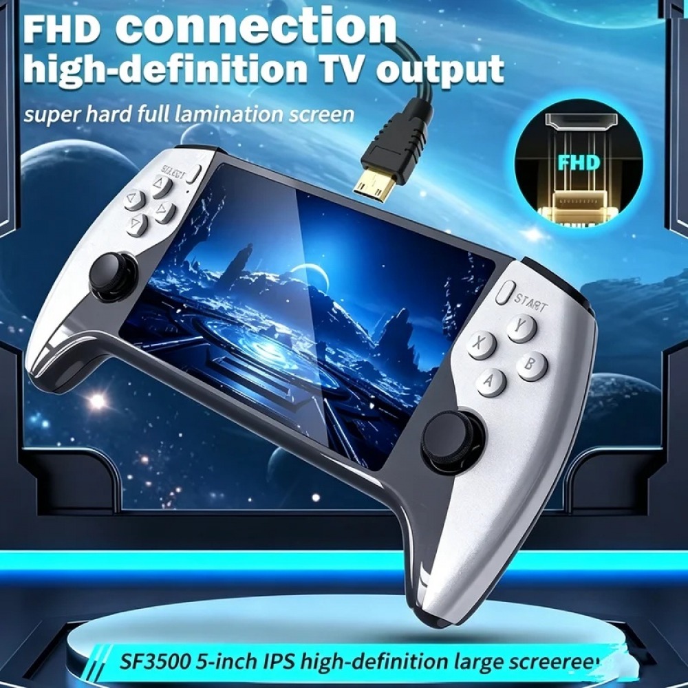 SF3500 5 インチハンドヘルドゲームコンソール PS1 - Retro Gaming Handhelds のレビューと価格