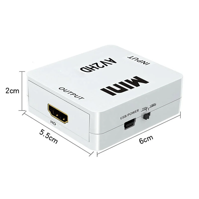 1080PミニAV-HDMIコンバーター AV2HD CVB - Retro Gaming With Projector のレビューと価格