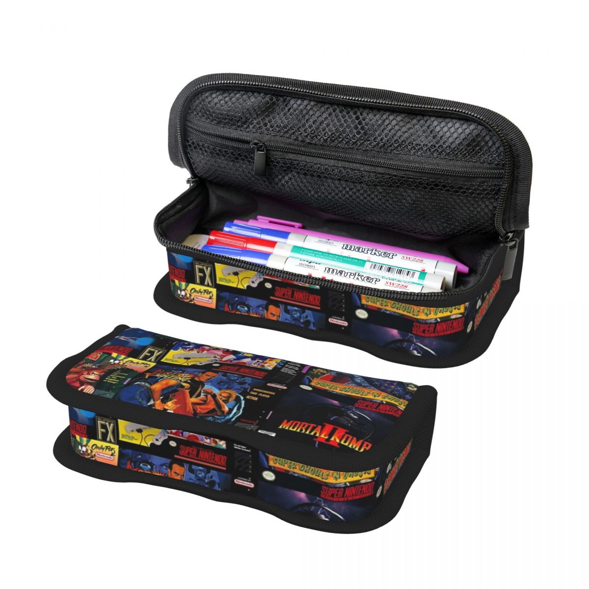 レトロゲームボックス学生用鉛筆ケース学校ペンボックス鉛筆バッ - Retro Gaming Case のレビューと価格