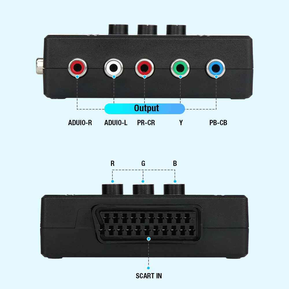 RGBS VGA - YPBPRコンポーネントコンバーター  - Retro Gaming Handhelds のレビューと価格